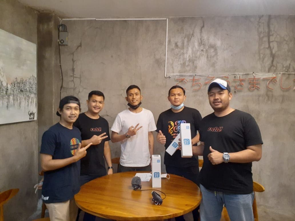 ODDI Design (kiri-kanan: Oki, Didik, Ibnu, Dado)