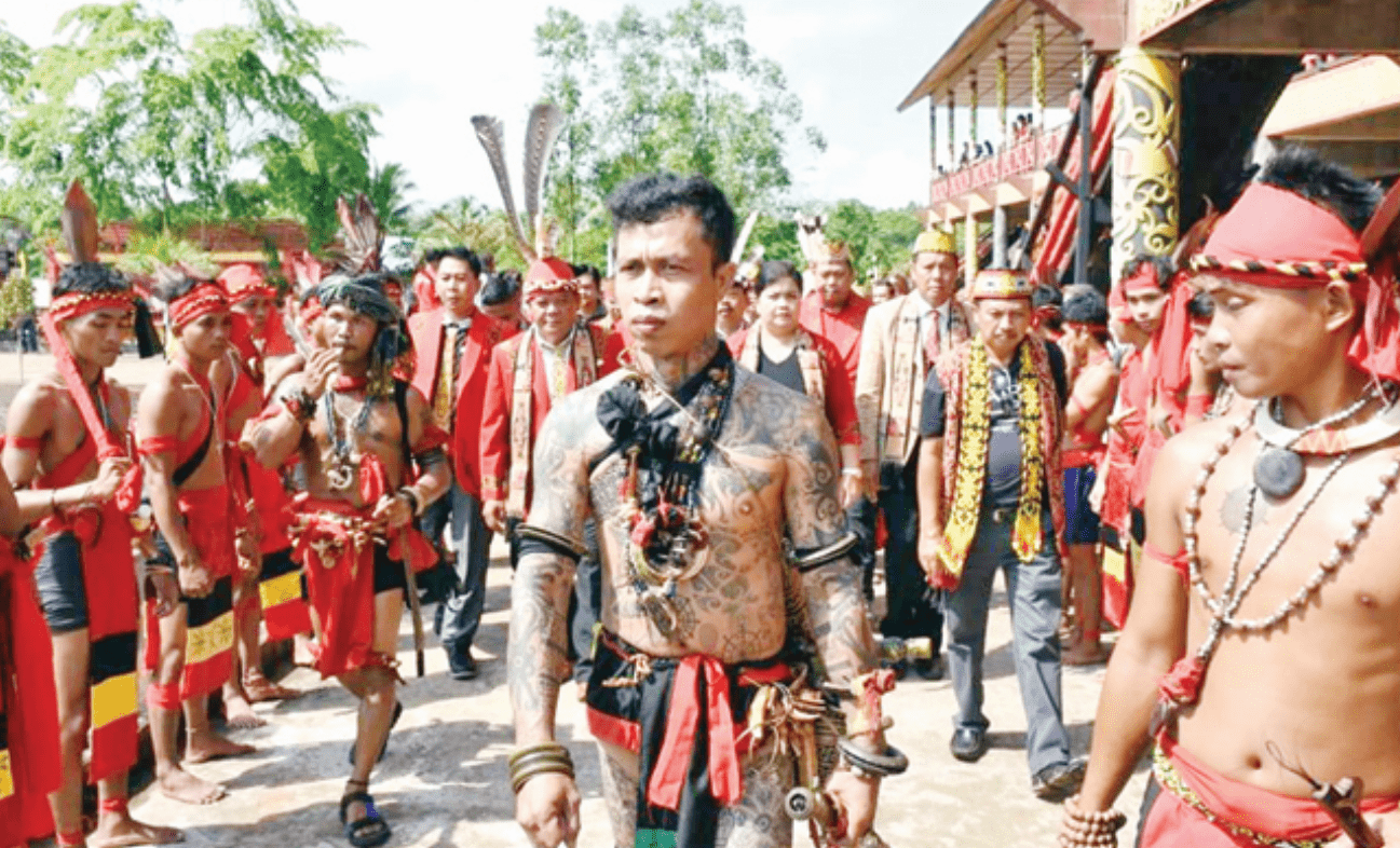 Agustinus Jilah, Panglima Pasukan Merah Dayak Kalimantan (Foto: Istimewa)