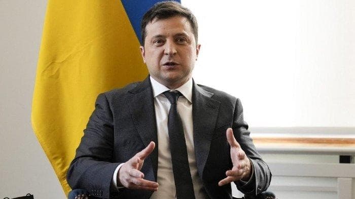 Presiden Ukraina Volodymyr Zelensky (Foto: AFP/Matt Dunham/Pool)