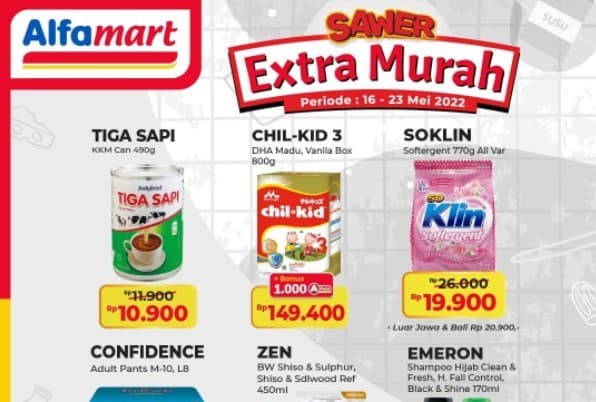 Promo Alfamart 23-31 Mei 2022, Asyik Banyak Produk Lagi Diskon! Cek Nih Katalognya Bunda...