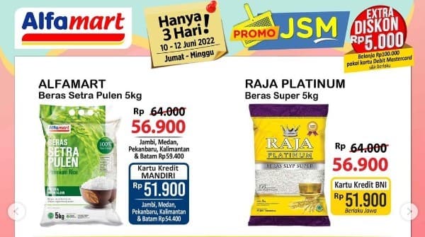 Promo JSM Alfamart 12 Juni 2022: Banjir Diskon Beragam Produk, Minyak Goreng Lagi Murah Banget Moms!