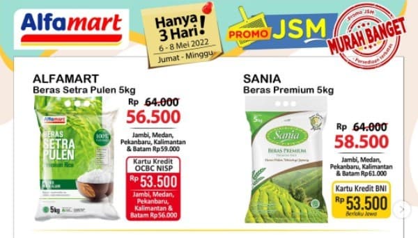 Promo JSM Alfamart 7 Mei 2022, Beras hingga Susu Lagi Diskon Moms! Tengok Nih Katalognya...