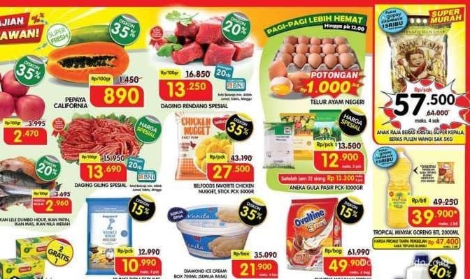 Promo JSM Superindo 3-5 Juni 2022, Beras hingga Minyak Goreng Lagi Murah Parah! Cek Nih Katalognya