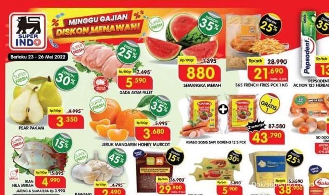 Promo Superindo 24 Mei 2022, Banjir Diskon Belanja hingga 40 Persen! Cuma 4 Hari Nih, Yuk Diserbu...