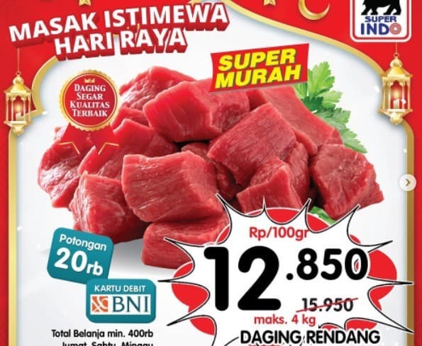 Promo Superindo 3 Mei 2022, Yuk Serbu! Diskon Spesial Lebaran untuk Daging Ayam hingga Minyak Goreng