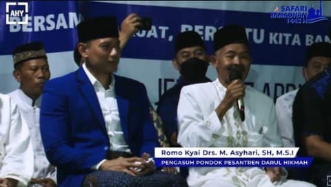 Heboh Video AHY Disebut Keturunan Rasulullah SAW dan Raja Majapahit, Sosok Kiai Asyhari Disorot!
