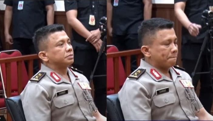 Ferdy Sambo dalam sidang komisi kode etik Polri (Foto: Polri TV)
