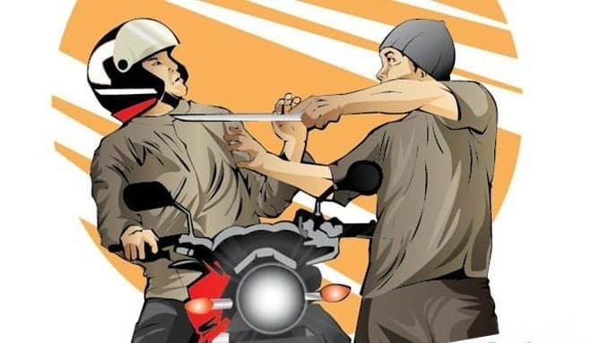 Ilustrasi begal motor (Foto: Istimewa)