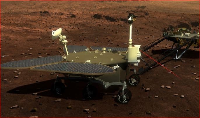Cina Sukses Mendaratkan Penjelajah Zhurong di Mars