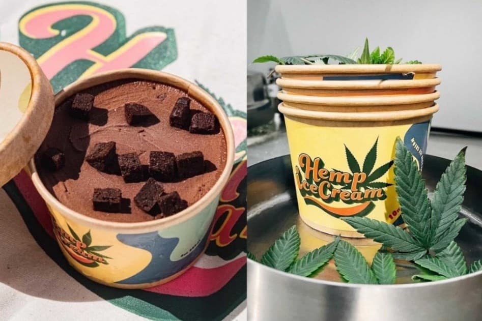 Ilustrasi es krim ganja di Thailand. (Foto: coconuts.co)