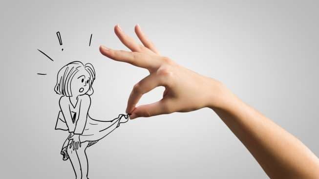 Ilustrasi pelecehan (Foto:Istimewa)