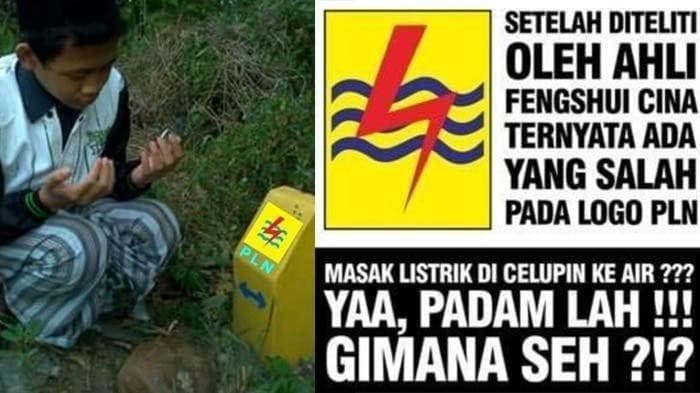 Ilustrasi meme kocak sindir PLN (Foto: Istimewa)