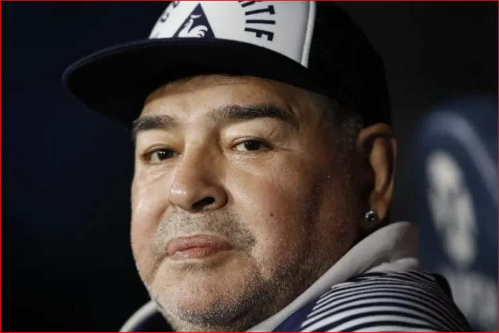 Diego Maradona pada hari-hari terakhirnya. Foto: eslanoticia.mx