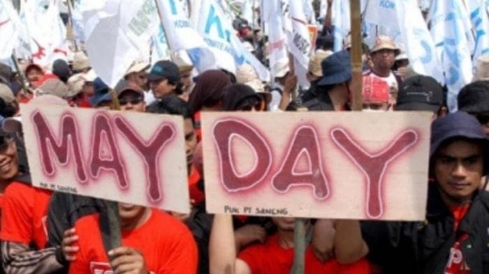 Ilustrasi May Day (Foto:Istimewa)