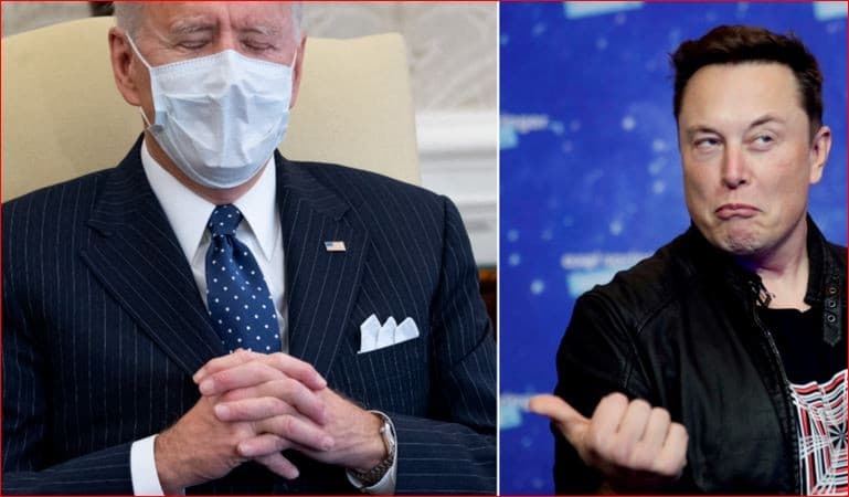 Joe Biden tak Beri Ucapan Selamat untuk SpaceX, Elon Musk: Presiden Masih Tidur