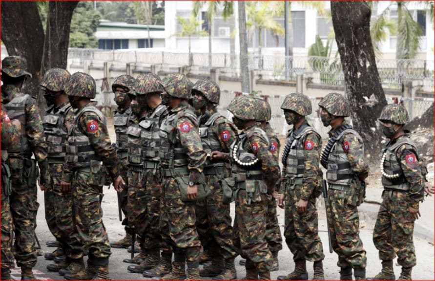 800 Tentara Myanmar Membelot dan Bergabung dengan Tentara Pertahanan Rakyat