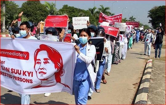Junta Militer Myanmar Ancam Dokter dan Petugas Medis Penggerak CDM