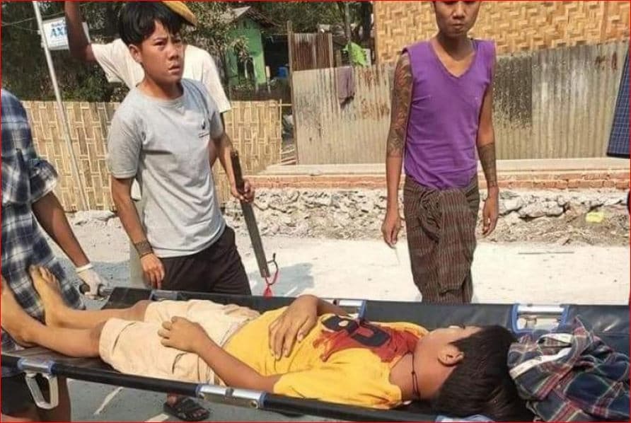 Tun Tun Aung, bocah usia 14 tahun, korban pembantaian Tentara Myanmar di permukiman miskin Mandalay. Foto: Myanmar Now