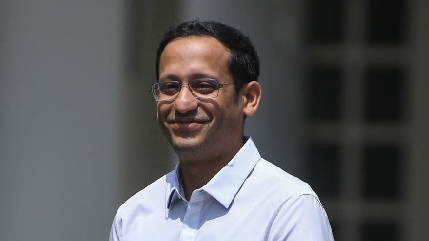 Mantan Menteri Pendidikan, Kebudayaan, Riset dan Teknologi (Mendikbudristek), Nadiem Makarim.
