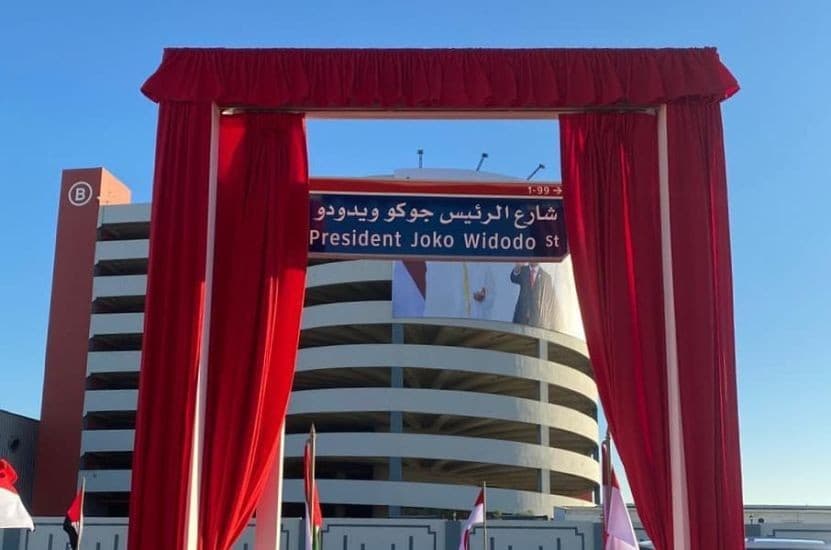 Ini Kata Jokowi, Namanya Disematkan untuk Jalan di Abu Dhabi