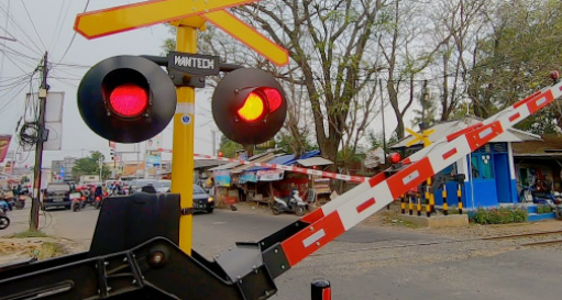 Ilustrasi perlintasan kereta (Foto: Istimewa)