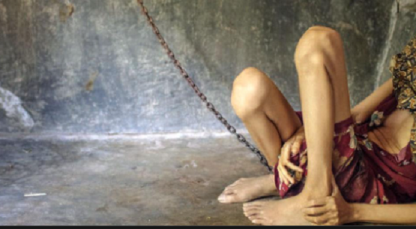 Ilustrasi anak dipasung (Foto:istimewa)