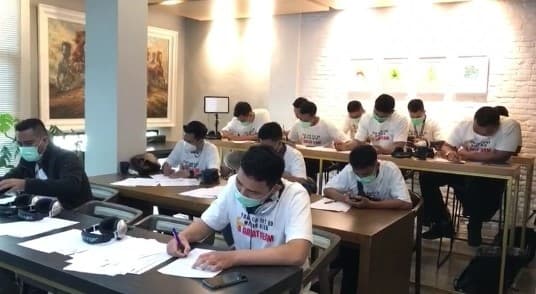 Aparatur Humas Lapas Latihan Penyusunan Siaran Pers 
