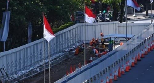 Artefak Ditemukan di Galian Proyek MRT Stasiun Thamrin dan Monas