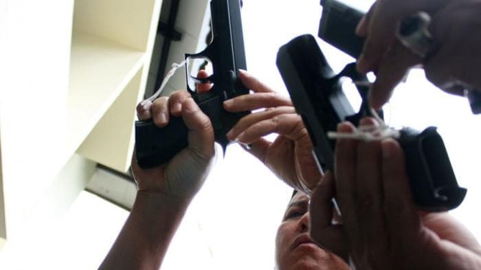 Terdaftar,  Ternyata Berasal dari Sini Belasan Senjata Api yang Ditemukan di Kediaman Syahrul Yasin Limpo