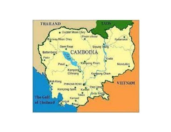 Peta Kamboja (Foto:Istimewa)