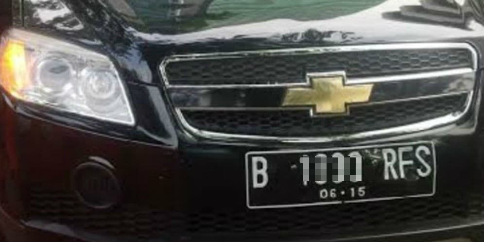 Plat nomor khusus. (dream.co.id) 