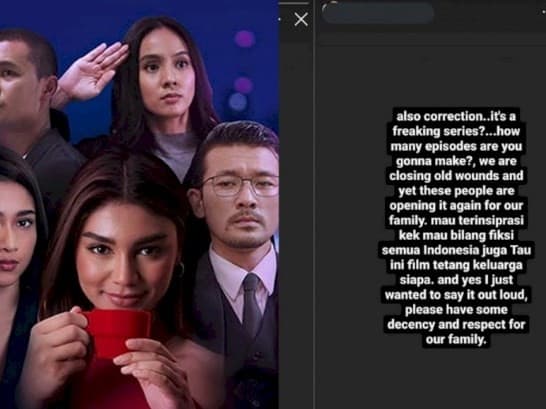 Pihak keluarga geram, kasus pembunuhan Mirna diangkat jadi serial berjudul 'Sianida'. (Foto: Istimewa)