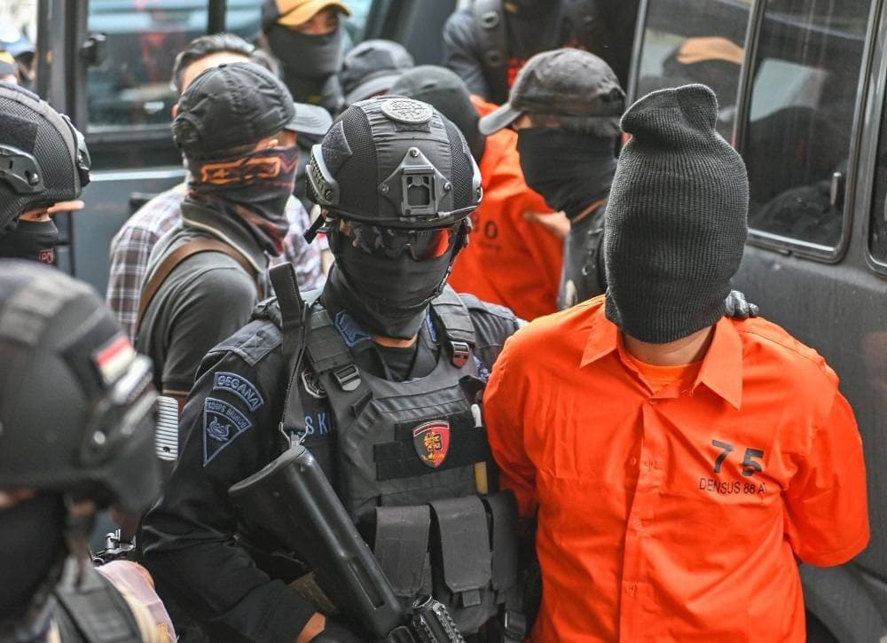 Ilustrasi penangkapan teroris (foto:Kaltim Today)