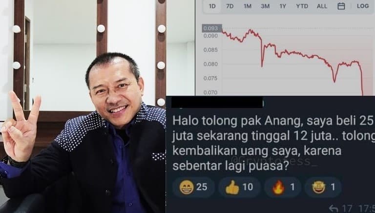 Token ASIX Anang Hermansyah dilarang diperdagangkan. 