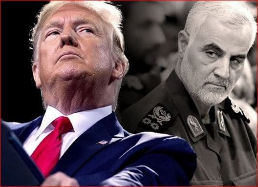 Donald Trump dan Jenderal Qassin Soleimani. Foto: salon.com