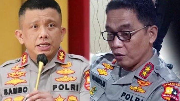(Kolase Foto: Irjen Ferdy Sambo dan Irjen Suwondo Nainggolan)