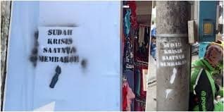 Vandalisme yang dilakukan Anarko (Foto:Istimewa)