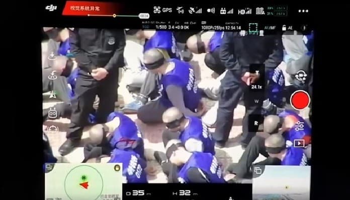 Video dugaan penyiksaan pemerintah Cina terhadap muslim Uighur (Foto:Istimewa)