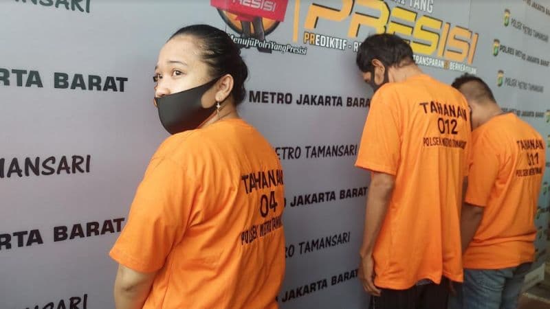Anak pedangdut Imam S Arifin ditangkap (Foto: MPI)