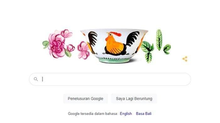 Mangkuk Ayam Jago Jadi Google Doodle (Foto: Istimewa)