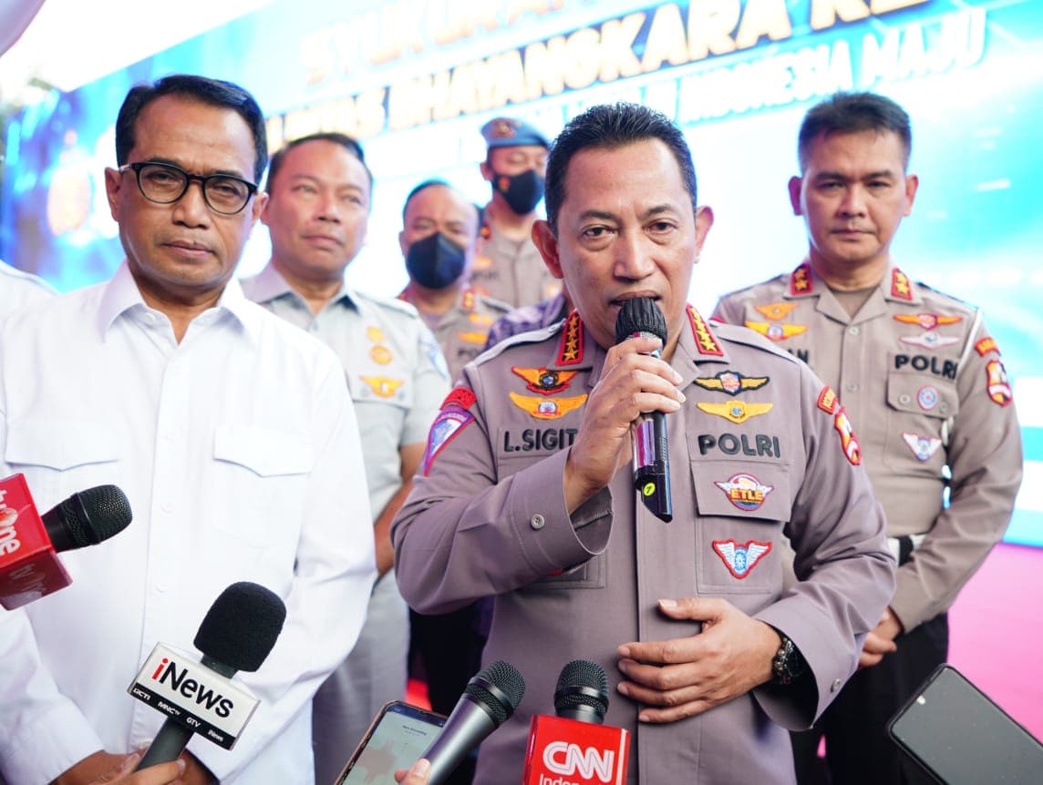 Kapolri Jenderal Listyo Luncurkan ETLE di 34 Polda Jajaran Indonesia