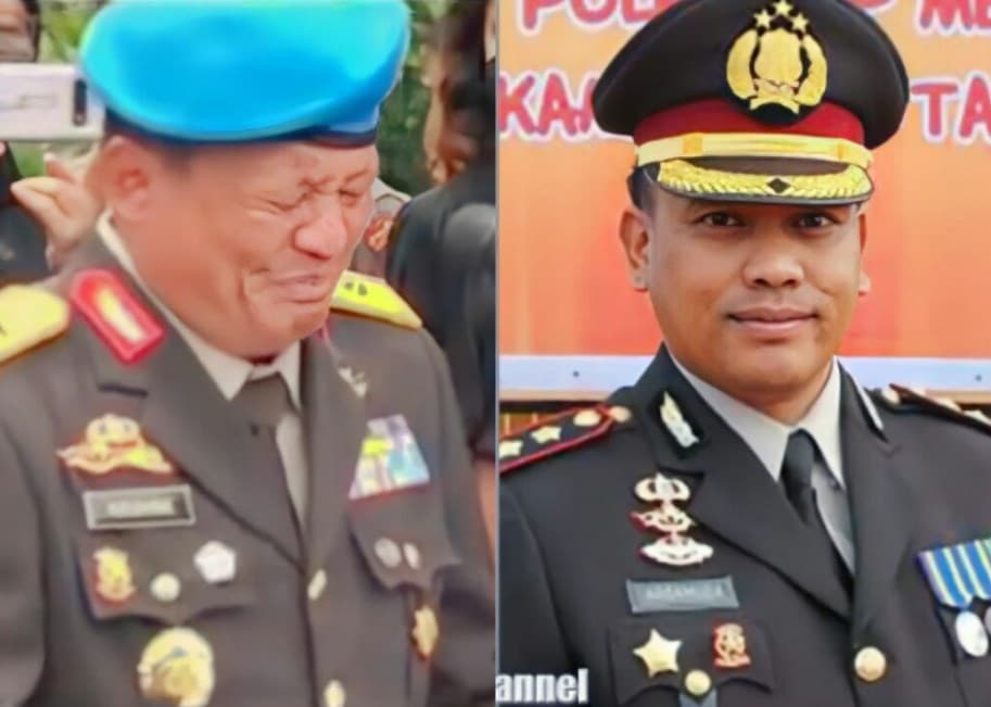 Irjen Krishna Murti dan mendiang AKBP Andrianto Argamuda