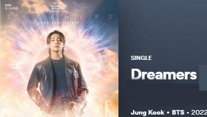 Soundtrack resmi Piala Dunia 2022 'Dreamers' dinyanyikan Jungkook BTS.