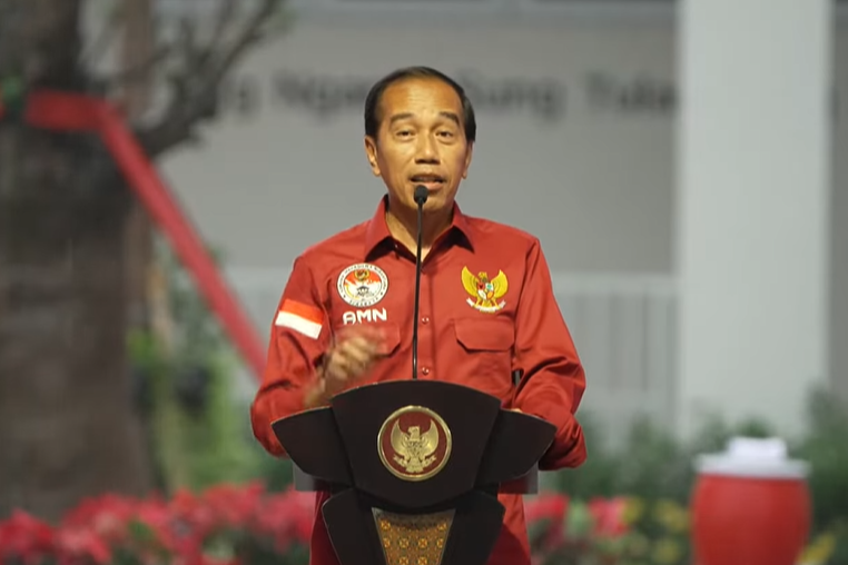 Presiden Joko Widodo (Jokowi) dalam acara peresmian Asrama Mahasiswa Nusantara (Foto: Youtube/Sekretariat Presiden)
