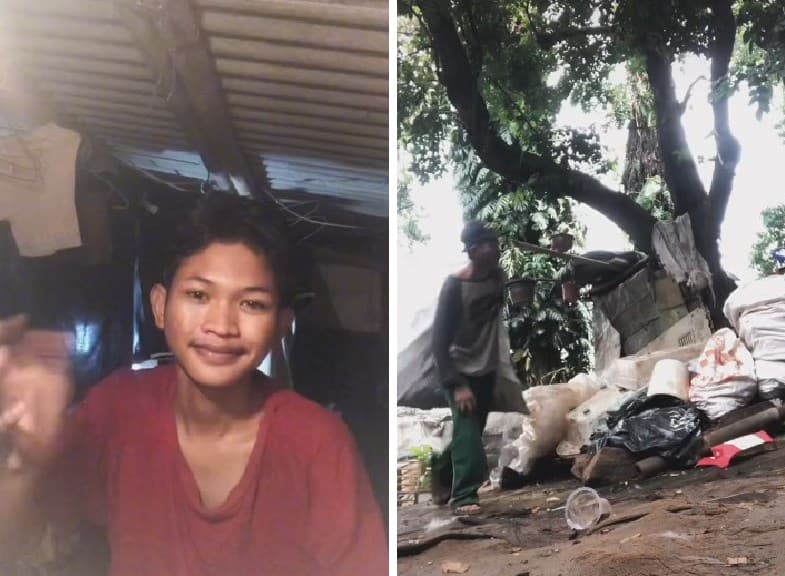 Arya, remaja pemulung yang viral di TikTok.