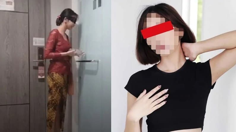 Icha Ceeby alias AH, pemeran video syur wanita kebaya merah