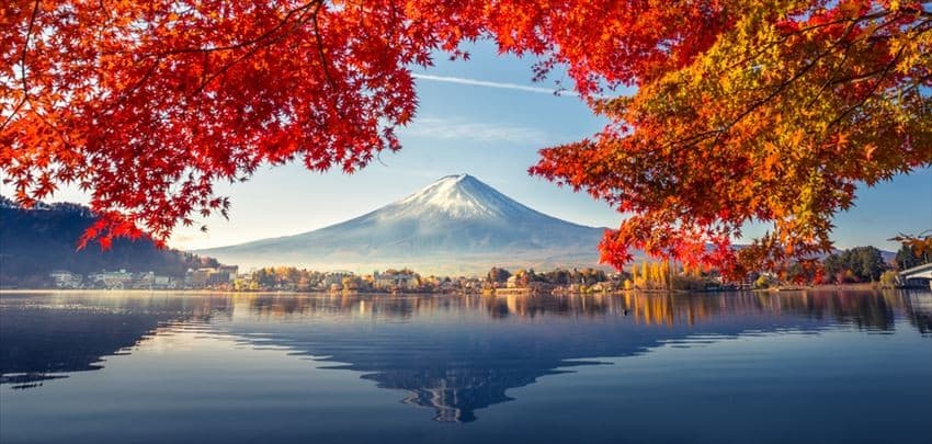 Menikmati Momiji di Danau Kawaguchi, Jepang  (Foto: fun-japan.jp)