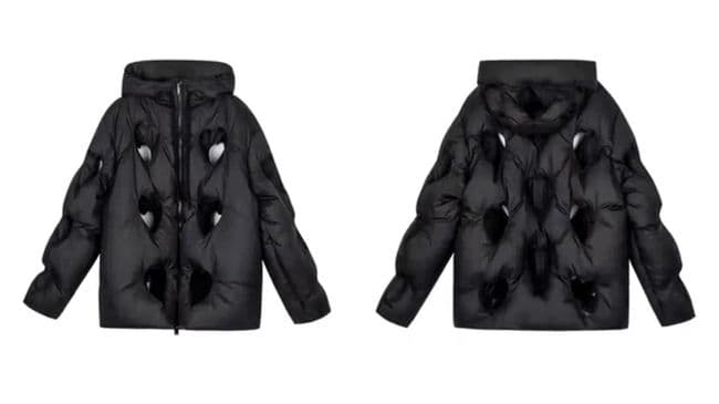 Jaket bolong-bolong di Cina (Foto: INXX)