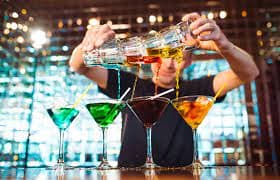 Ilustrasi bartender