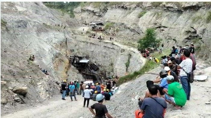 Ledakan di tambang batu bara di Sawahlunto (foto: istimewa)